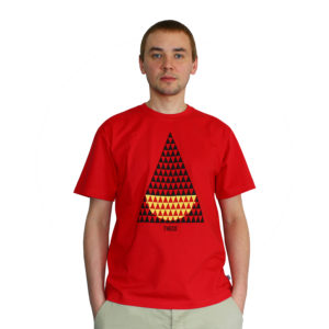t-shirt- trojkaty-czerwony